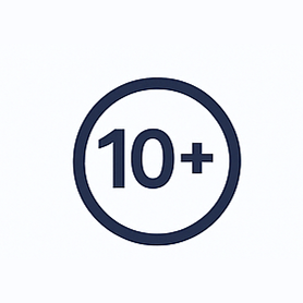 Опыт работы 10+ лет